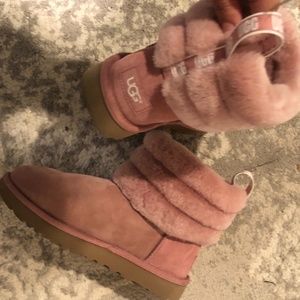 pink fur uggs